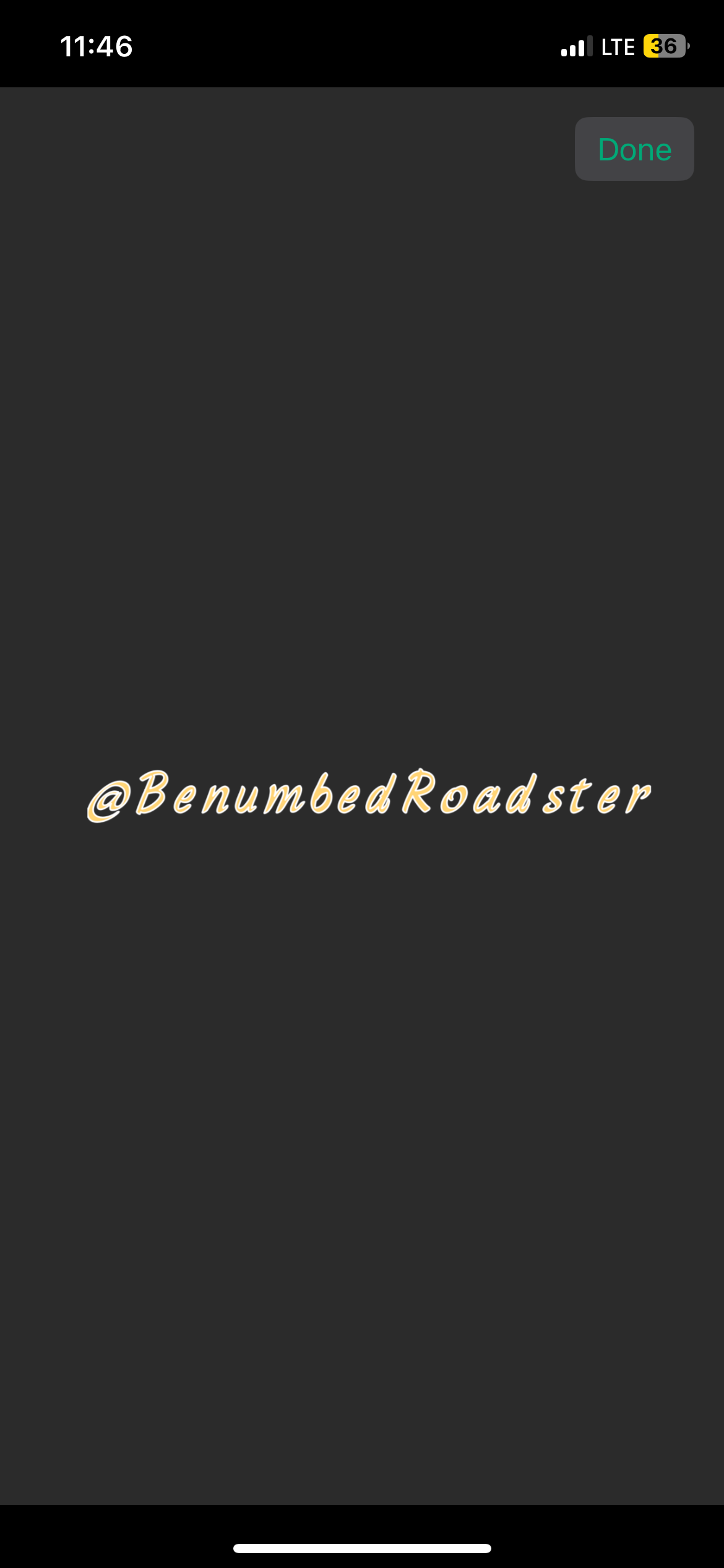 Custom Instagram @ Sticker